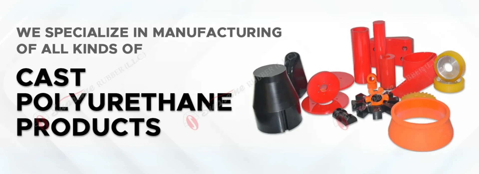 Cast polyurethane products